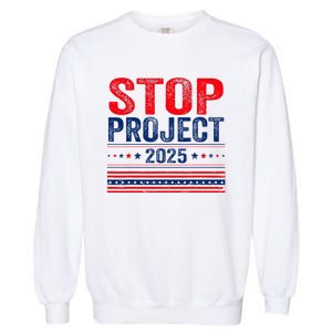 Stop Project 2025 Flag Usa Garment-Dyed Sweatshirt