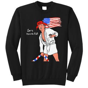 Stop Project 2025 Anti Trump American Flag Sweatshirt