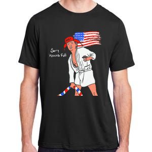 Stop Project 2025 Anti Trump American Flag Adult ChromaSoft Performance T-Shirt