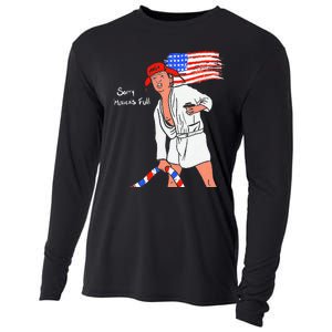 Stop Project 2025 Anti Trump American Flag Cooling Performance Long Sleeve Crew