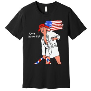 Stop Project 2025 Anti Trump American Flag Premium T-Shirt