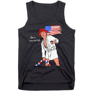 Stop Project 2025 Anti Trump American Flag Tank Top