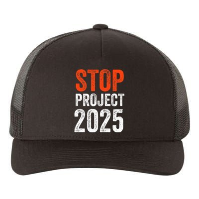 Stop Project 2025 Look It Up Y’All Anti Trump Yupoong Adult 5-Panel Trucker Hat