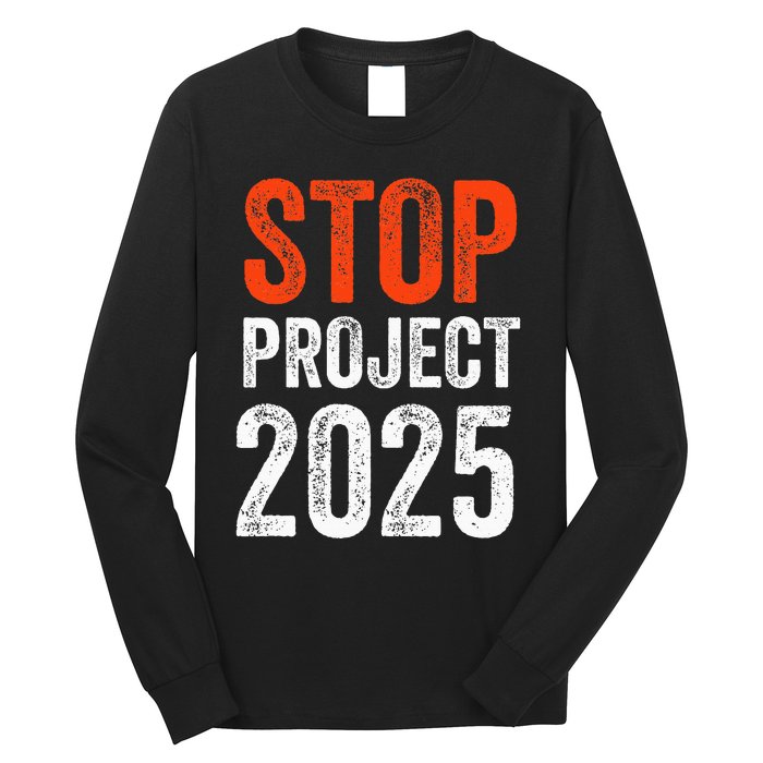 Stop Project 2025 Look It Up Y’All Anti Trump Long Sleeve Shirt