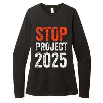 Stop Project 2025 Look It Up Y’All Anti Trump Womens CVC Long Sleeve Shirt