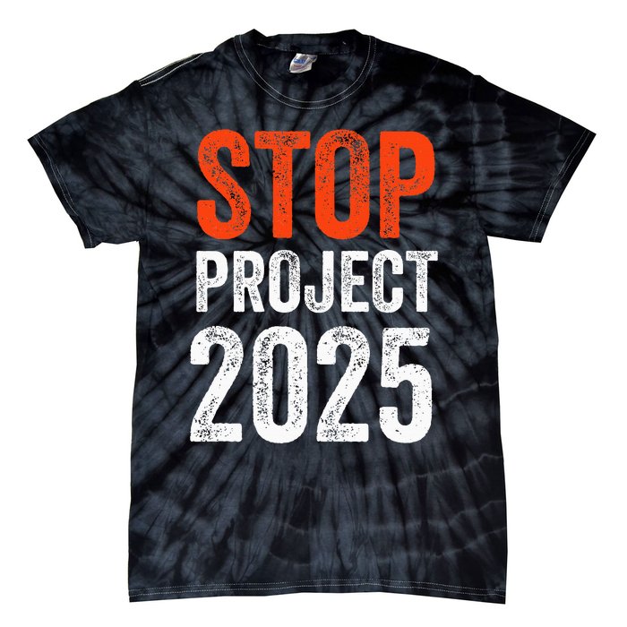 Stop Project 2025 Look It Up Y’All Anti Trump Tie-Dye T-Shirt