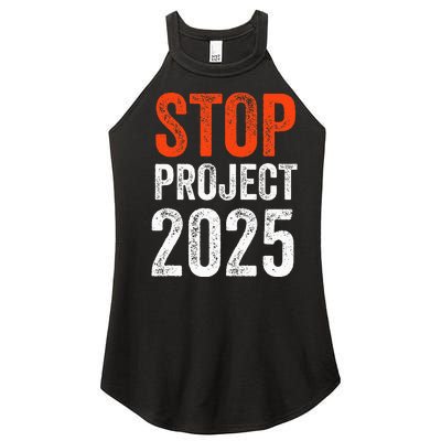 Stop Project 2025 Look It Up Y’All Anti Trump Women’s Perfect Tri Rocker Tank