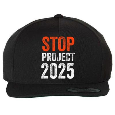 Stop Project 2025 Look It Up Y’All Anti Trump Wool Snapback Cap