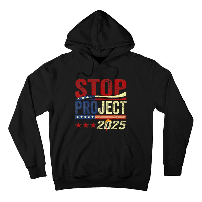 Stop Project 2025 Usa Flag Hoodie