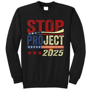 Stop Project 2025 Usa Flag Sweatshirt