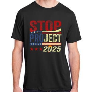 Stop Project 2025 Usa Flag Adult ChromaSoft Performance T-Shirt