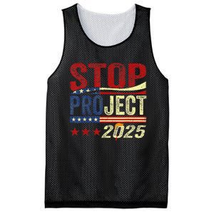 Stop Project 2025 Usa Flag Mesh Reversible Basketball Jersey Tank