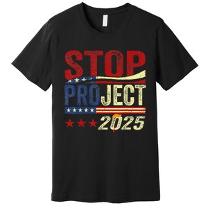 Stop Project 2025 Usa Flag Premium T-Shirt