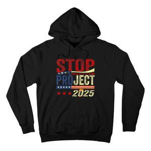 Stop Project 2025 Usa Flag Tall Hoodie