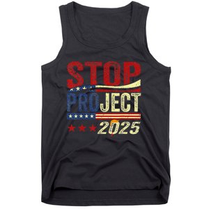 Stop Project 2025 Usa Flag Tank Top