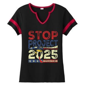 Stop Project 2025 Look It Up Y’All Ladies Halftime Notch Neck Tee