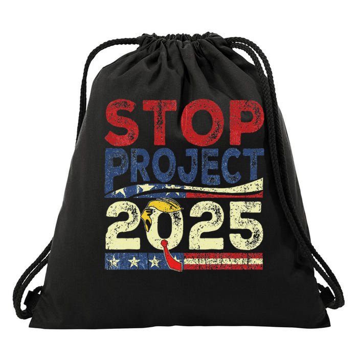 Stop Project 2025 Look It Up Y’All Drawstring Bag