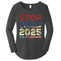 Stop Project 2025 Look It Up Y’All Women's Perfect Tri Tunic Long Sleeve Shirt