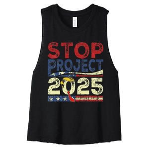 Stop Project 2025 Look It Up Y’All Women's Racerback Cropped Tank