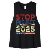 Stop Project 2025 Look It Up Y’All Women's Racerback Cropped Tank