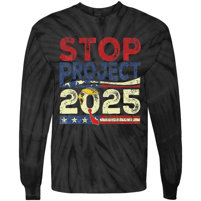 Stop Project 2025 Look It Up Y’All Tie-Dye Long Sleeve Shirt