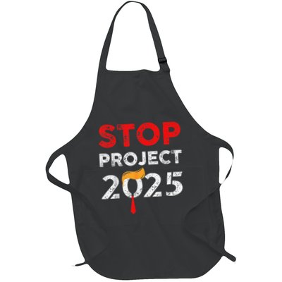Stop Project 2025 Anti Trump Funny Gift Apron