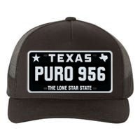 Simple “PURO 956” Texas License Plate Graphic Yupoong Adult 5-Panel Trucker Hat