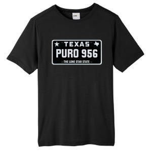 Simple “PURO 956” Texas License Plate Graphic Tall Fusion ChromaSoft Performance T-Shirt