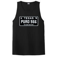 Simple “PURO 956” Texas License Plate Graphic PosiCharge Competitor Tank