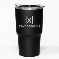 Stay Positive Absolute Value Funny Math Tumbler