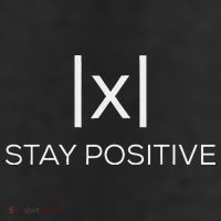 Stay Positive Absolute Value Funny Math Trucker Hat