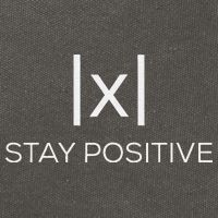 Stay Positive Absolute Value Funny Math Cotton Canvas Backpack
