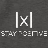 Stay Positive Absolute Value Funny Math Vector Backpack