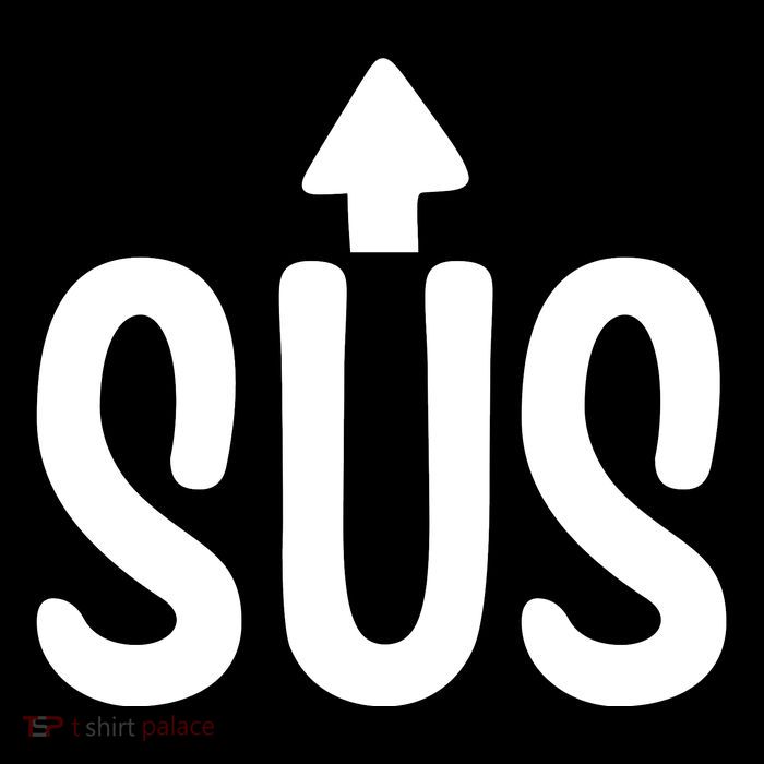 Sus Pointing Arrow Up Gaming Meme Impostor IM Kinda Sus Sustainable Bucket Hat