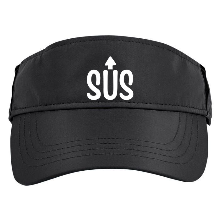Sus Pointing Arrow Up Gaming Meme Impostor IM Kinda Sus Adult Drive Performance Visor
