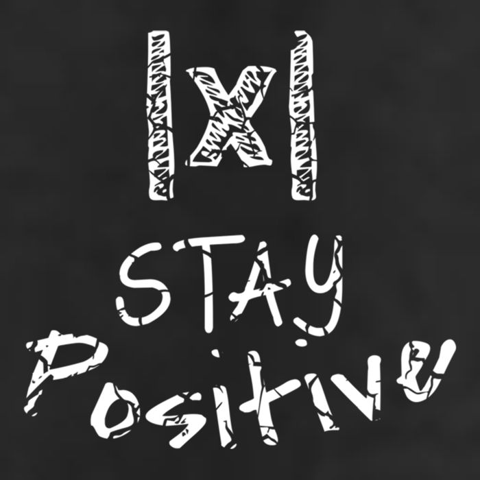 Stay Positive Absolute Value Funny Math Teacher Calculus Gift Cool Comfort Performance Bucket Hat