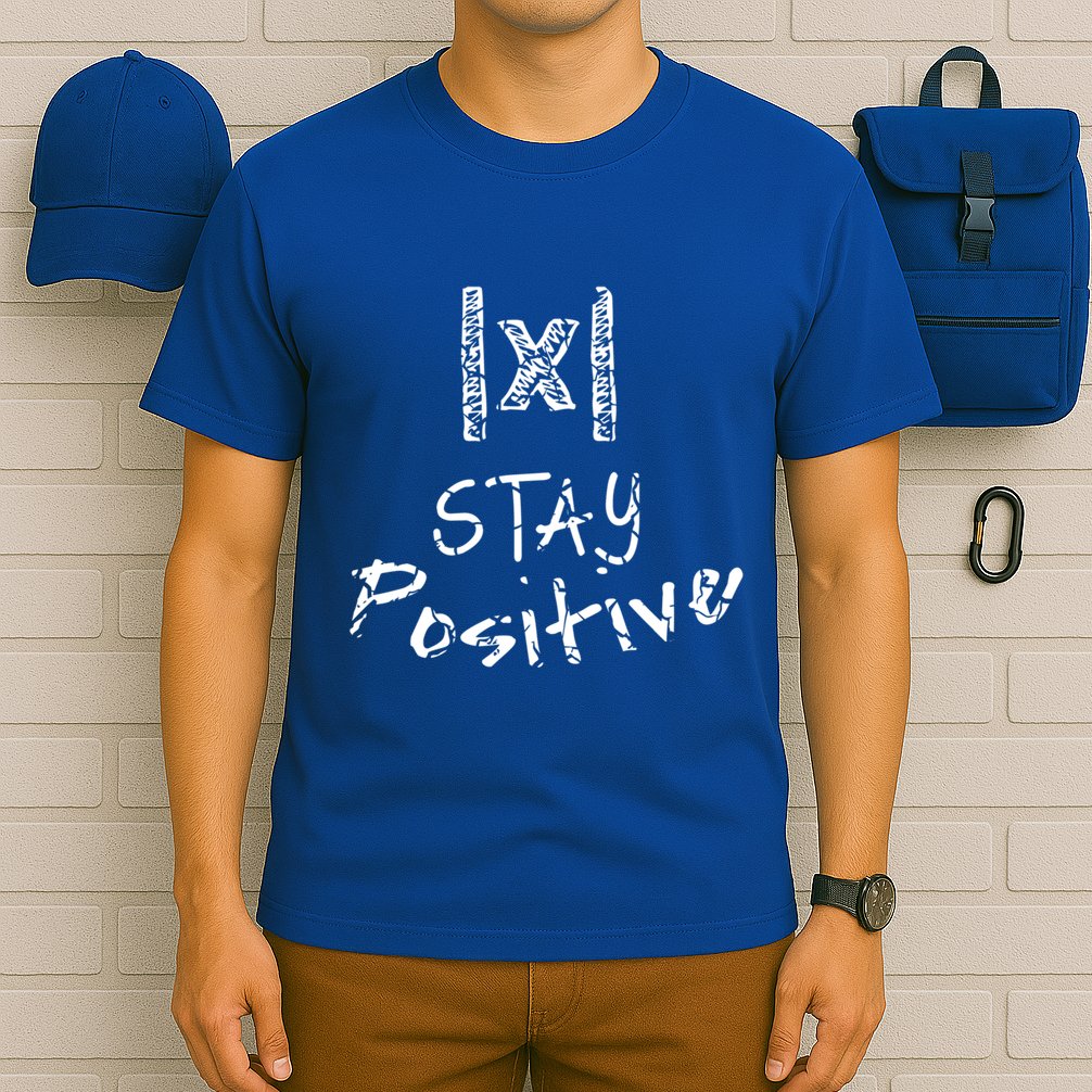 Stay Positive Absolute Value Funny Math Teacher Calculus Gift T-Shirt