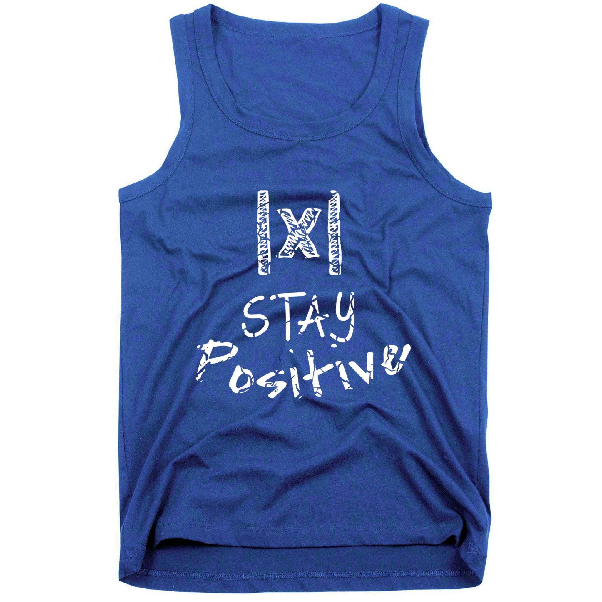 Stay Positive Absolute Value Funny Math Teacher Calculus Gift Tank Top