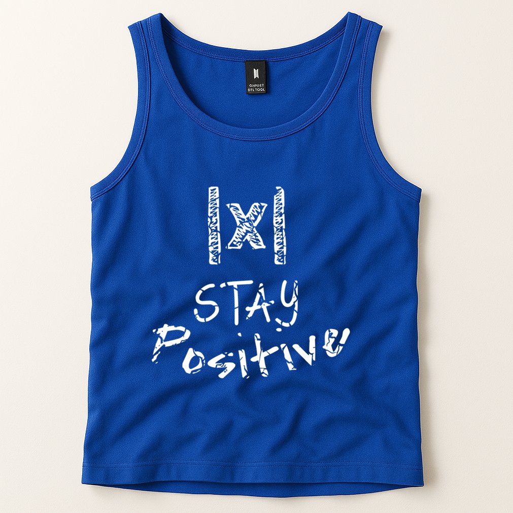 Stay Positive Absolute Value Funny Math Teacher Calculus Gift Tank Top