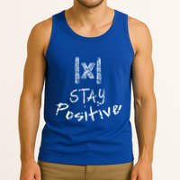 Stay Positive Absolute Value Funny Math Teacher Calculus Gift Tank Top