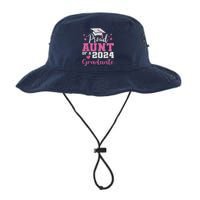 Super Proud Aunt Of 2024 Graduate Awesome Family College Legacy Cool Fit Booney Bucket Hat