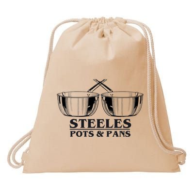 Steeles Pots And Pans Drawstring Bag