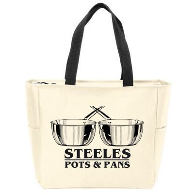 Steeles Pots And Pans Zip Tote Bag