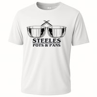 Steeles Pots And Pans Cooling Performance Crew T-Shirt