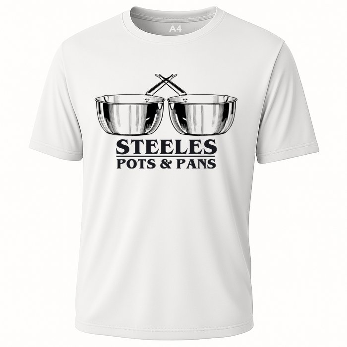 Steeles Pots And Pans Cooling Performance Crew T-Shirt