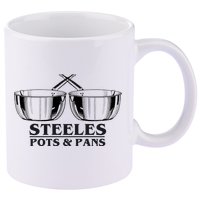 Steeles Pots And Pans 11oz C Handle Ceramic Mug