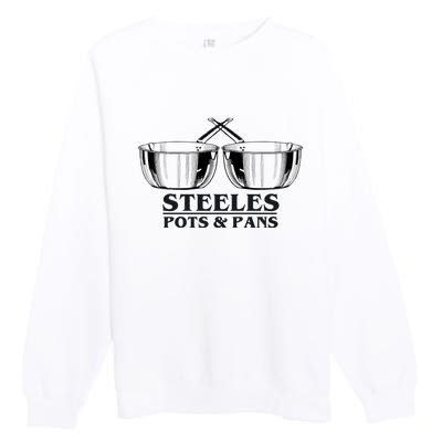 Steeles Pots And Pans Premium Crewneck Sweatshirt