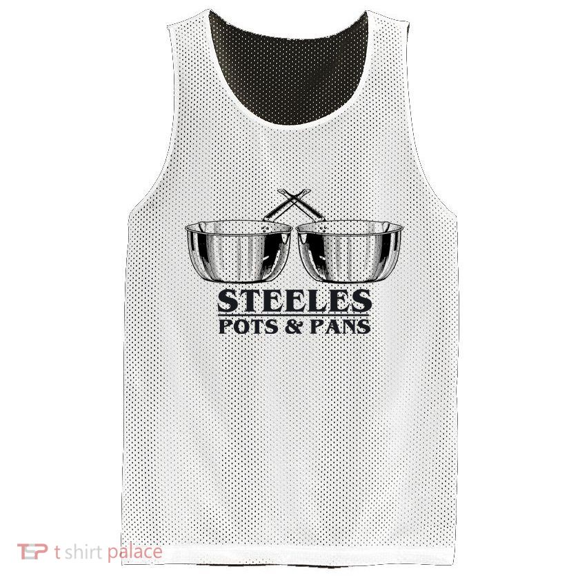 Steeles Pots And Pans Mesh Reversible Basketball Jersey Tank