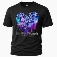 Suicide Prevention Awareness Phoenix Rise From The Ashes Cooling Performance Crew T-Shirt
