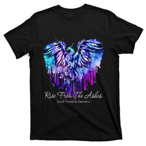 Suicide Prevention Awareness Phoenix Rise From The Ashes T-Shirt